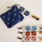 Macrame Daisy Flower Keychain Charm, Handmade Purse Key Accessory, Aesthetic Boho Gift for Women, Trendy Floral Bridal Shower Keyring Gift product 3